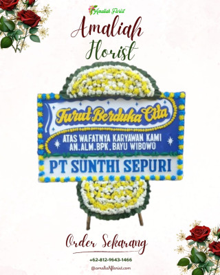 Papan Bunga Duka di Wanakerta