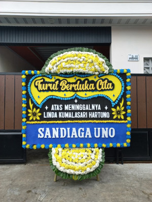 Papan Bunga Duka di Wanakerta
